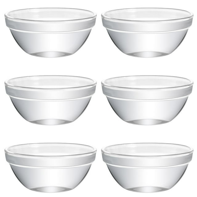 Bowl Bowls Glass Dessert Cups Mini Pudding Prep Cream Ice Salad