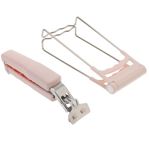 Bowl Chuck Tool for Kitchen Anti-Hot Clip Anti-scalding Tong Pan Clamps Pliers Dish Holder Stainless Steel