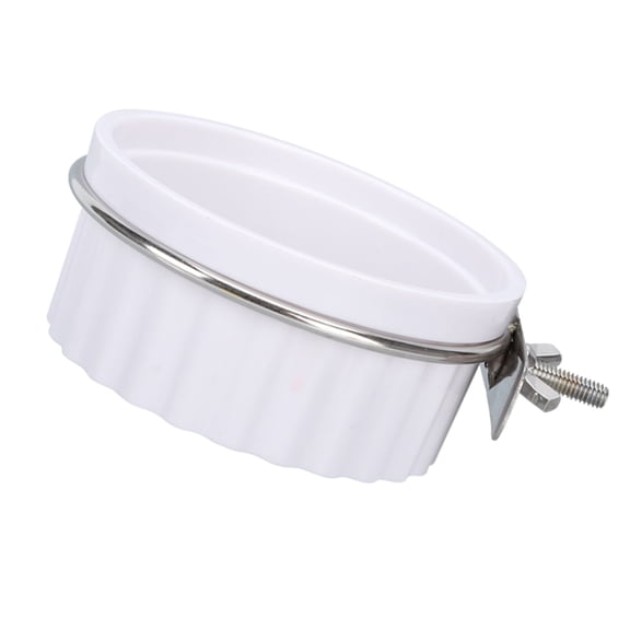 Bowl Clamps Holders Coops Cup,Bird Cage Water Bowl for Parakeet African Greys Conure Bird Feeding Dish Cups