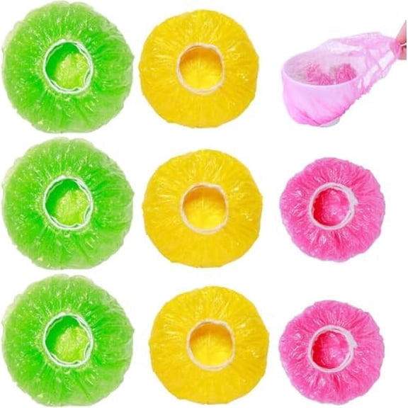 Bowl Covers Reusable Elastic Plastic Wrap for Food Storage Fresh Keeping Stretch Bags Bowl Covers for Bread Proofing Alternative to Foil for Family Outdoor Picnic Sourdough Baking 3 Size (60)