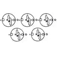 thumbnail image 1 of Bowl Gasket Compatible with Briggs Horizontal Engines 19H132 232 236 237- 20L Part 698781 (5-Pack), 1 of 1