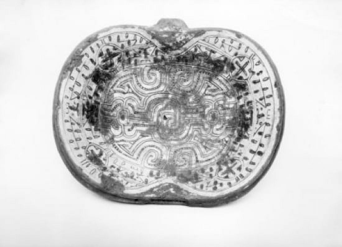 Bowl Gurupy river Brazil Pre-Columbian pottery Canvas Art - (24 x 36)