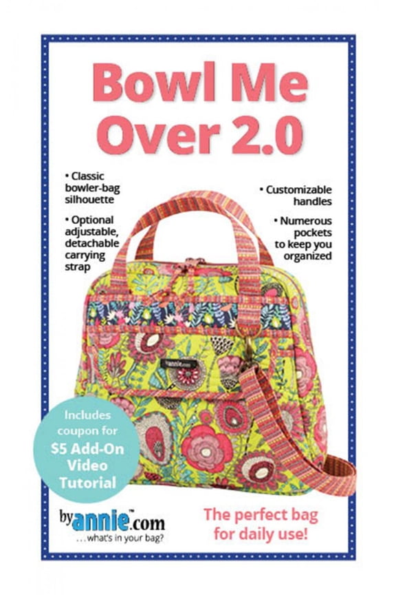 Bowl Me Over 2.0 Bag Pattern by Annie