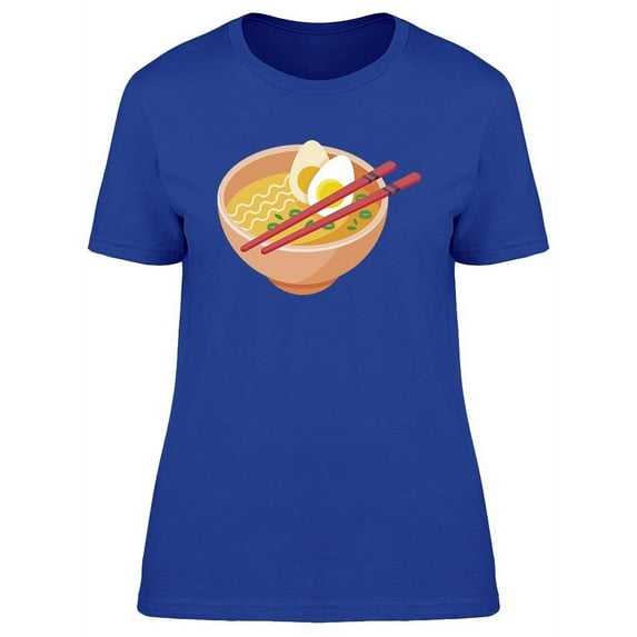 Bowl Of Ramen With Eggs T-Shirt Women -Image by Shutterstock, Female Small