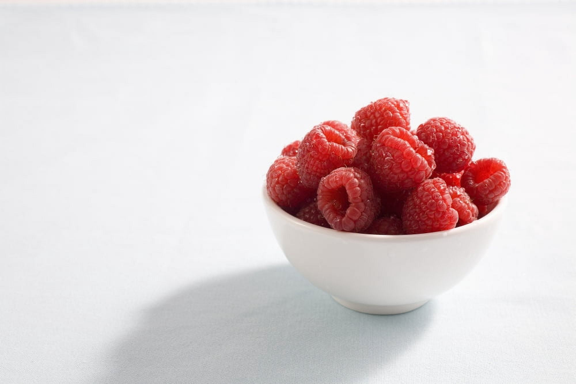 Bowl Of Raspberries Canvas Art - Greg Huszar Photography Design Pics (36 x 24)