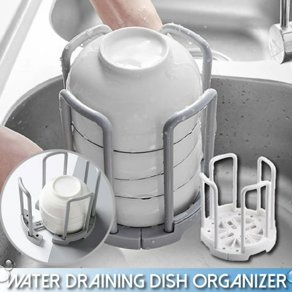 Bowl Rack under $5! Xqxayjr Retractable Bowl and Plate Storage Rack, Expandable Kitchen Cup Organizer with Drainer Design