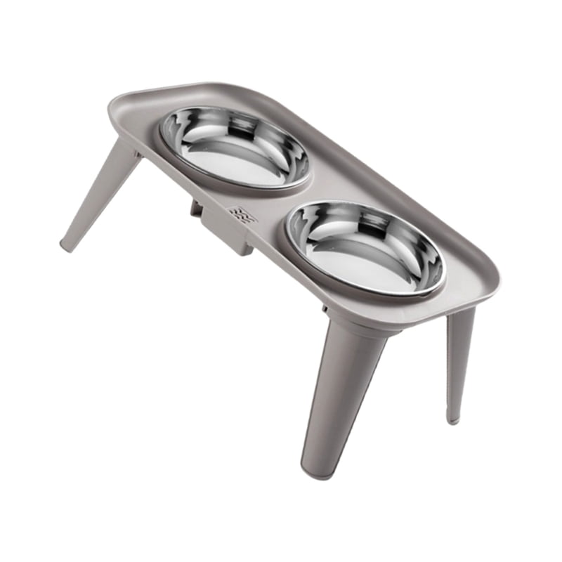 lanema Elevated Dog Bowl Stainless Dish Eating Bowls Suitable for Larger Pet