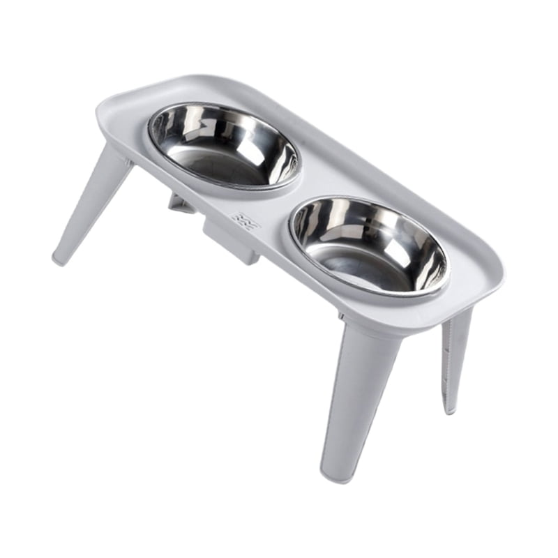 lanema Elevated Dog Bowl Stainless Dish Eating Bowls Suitable for Larger Pet