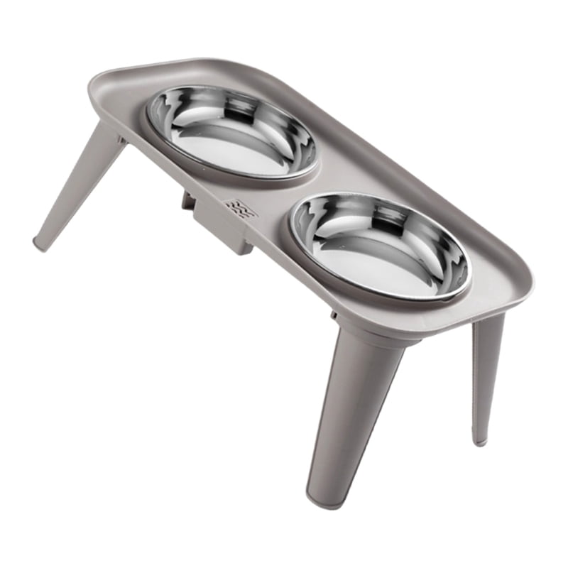 lanema Elevated Dog Bowl Stainless Dish Eating Bowls Suitable for Larger Pet