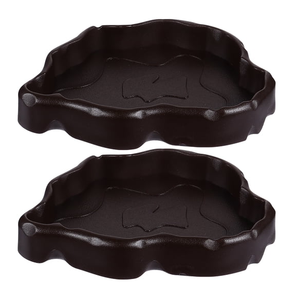 Bowl Reptile Dish Water Tortoise Lizardfeeding Snake Worm Dragon Beard Feeder Drinking Gecko Ceramic