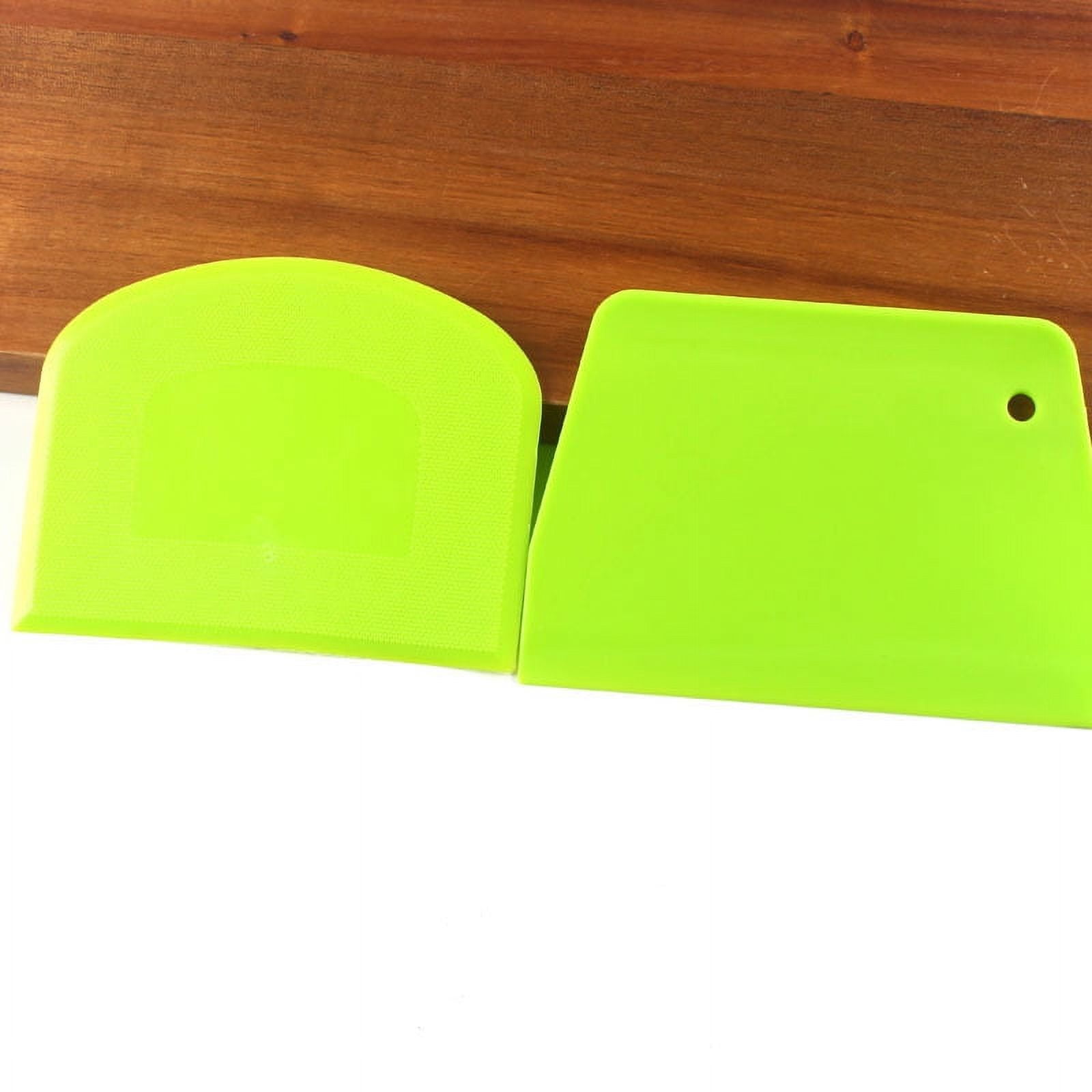 Bowl Spatula Bench Scraper,Flexible Plastic Multipurpose Kitchen Pastry ...