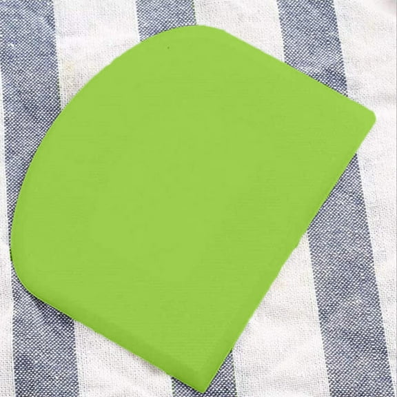Bowl Spatula & Scraper Flexible Plastic Multipurpose Kitchen Cutter Tool for Baking Dough and Icing,2Pc,Green