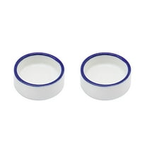 Bowl Water Dish Round Food Bowl Ceramic Escape Proof Feeder for Small Medium Size Pet Tortoise