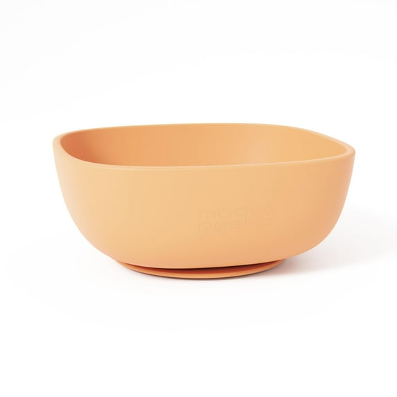 Bowl for Baby Food by Muqee Peeko in Calm Baby Apricot Color - FDA Approved Silicone