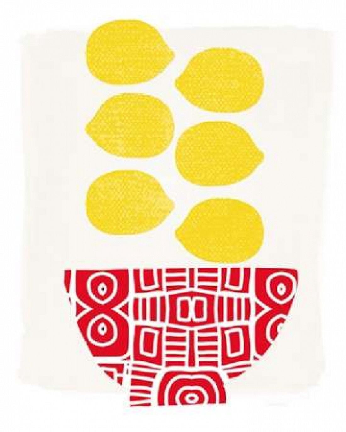 Bowl of Lemons Canvas Art - Linda Woods (24X30)