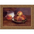 thumbnail image 1 of Bowl of Peaches 24x19 Gold Ornate Wood Framed Canvas Art by Fantin Latour, Ignace Henri Jean Theodore, 1 of 2
