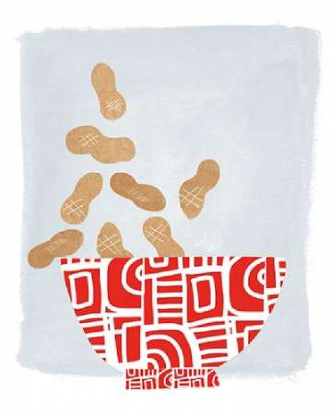 Bowl of Peanuts Canvas Art - Linda Woods (24X30)