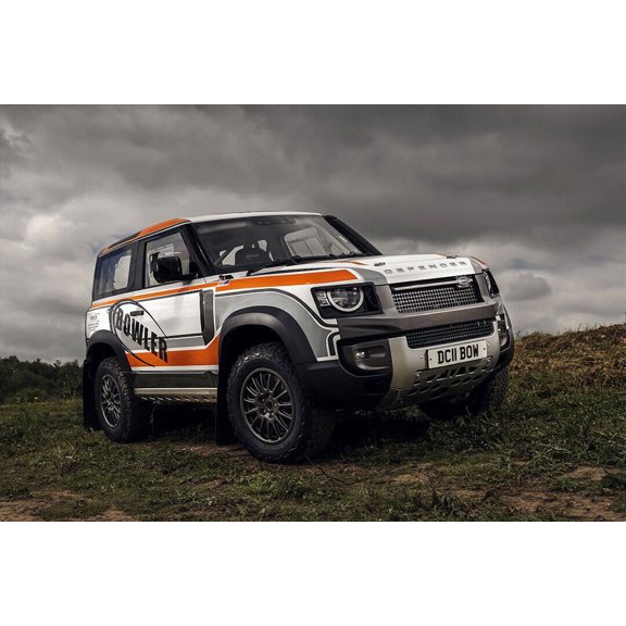 Bowler Defender Challenge Car Wall Poster - 12x18 Inch Laminated Poster - Stunning Detail and Bold Colors