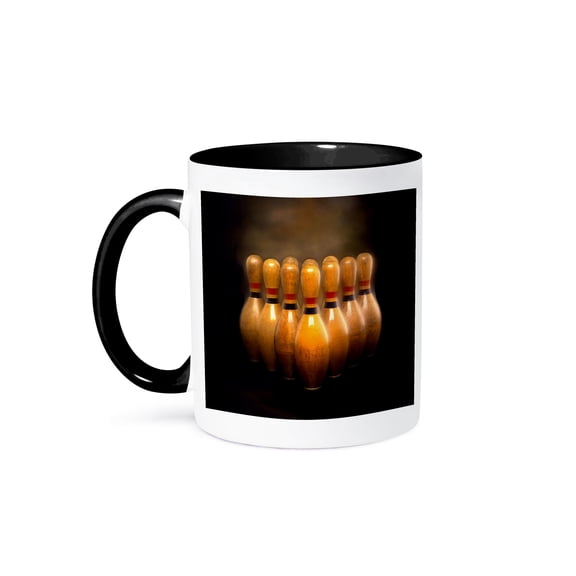 Bowling Mug 11oz Two-Tone Black