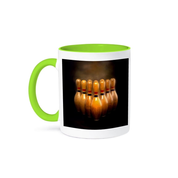 Bowling Mug 11oz Two-Tone Green
