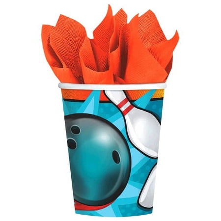 Bowling 9oz Paper Cups (8ct)