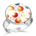 thumbnail image 1 of Bowling Adjustable Stainless Steel Statement Ring with Unique Pattern - Handmade Rings for Different Occasions, 1 of 5
