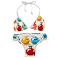 thumbnail image 1 of Bowling Adjustable Strap Detachable Sponge Bikini Set - Two-Pack, for Beach and Pool Parties, 1 of 6
