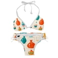 thumbnail image 1 of Bowling Adjustable Strap Detachable Sponge Bikini Set - Two-Pack, for Beach and Pool Parties, 1 of 6