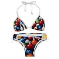 thumbnail image 1 of Bowling Adjustable Strap Detachable Sponge Bikini Set - Two-Pack, for Beach and Pool Parties, 1 of 6