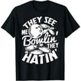 thumbnail image 1 of Bowling Alley Pins Spare Strike T-Shirt, 1 of 4