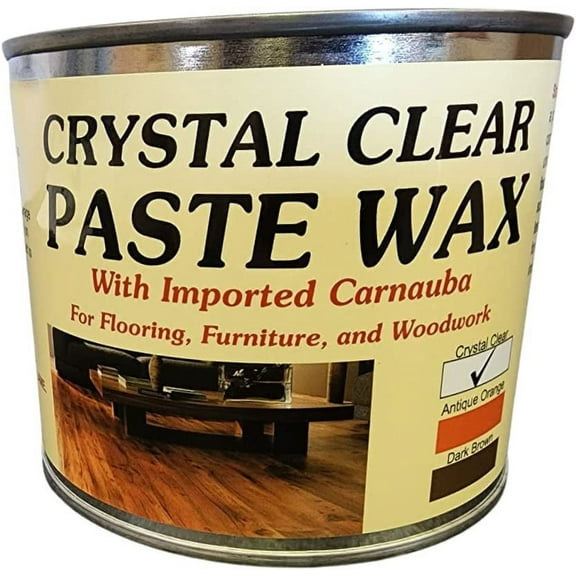 Bowling Alley Wax 1LB - Clear Paste Wax - Wood Enhancer - High Durability + Protection - Rejuvinate Light Wood Flooring Furniture Fiberglass Marble Granite Leather