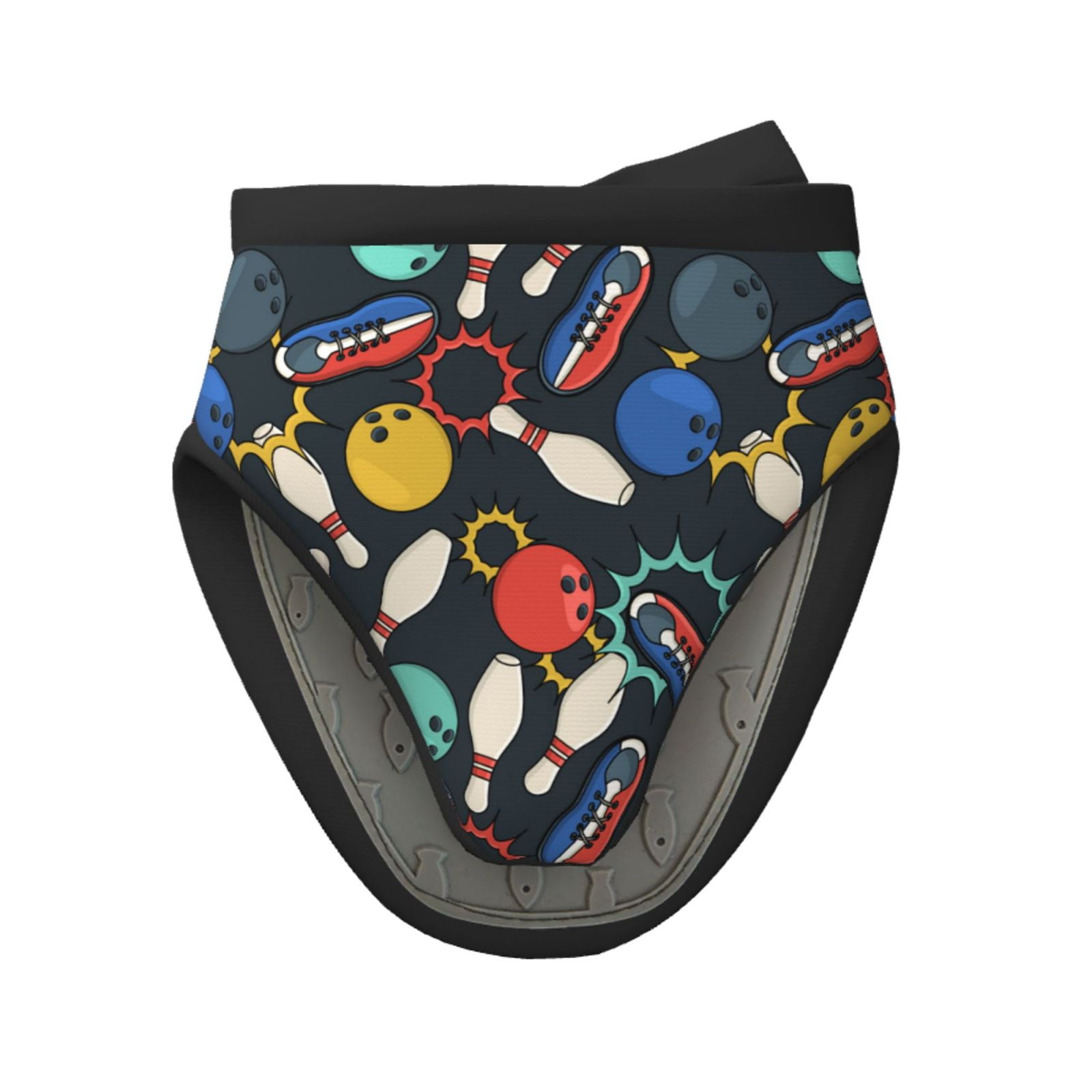 Bowling Ball Oven Mitts Heat Resistant with Hanging Loop, Soft Lining Silicone Mini Oven Mitts