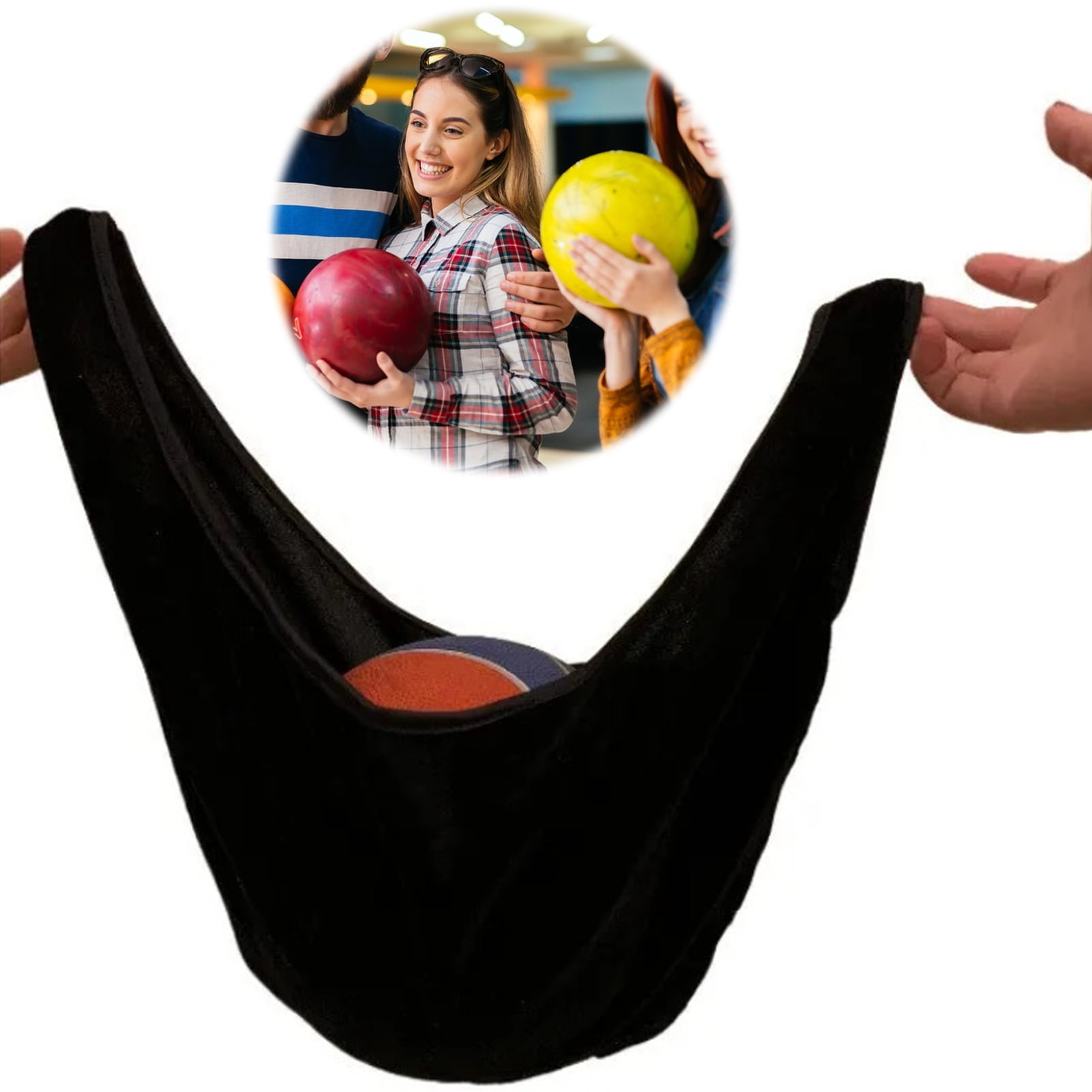 Bowling Ball Polisher Bag Seesaw Towel Washable Bowling Ball Cleaner