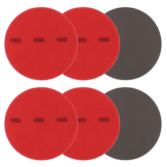 Bowling Ball Sanding Pads, Hook and Loop Sanding Sponge Discs for Resurfacing - Grit 4000 & 5 Inch & 6 Pack
