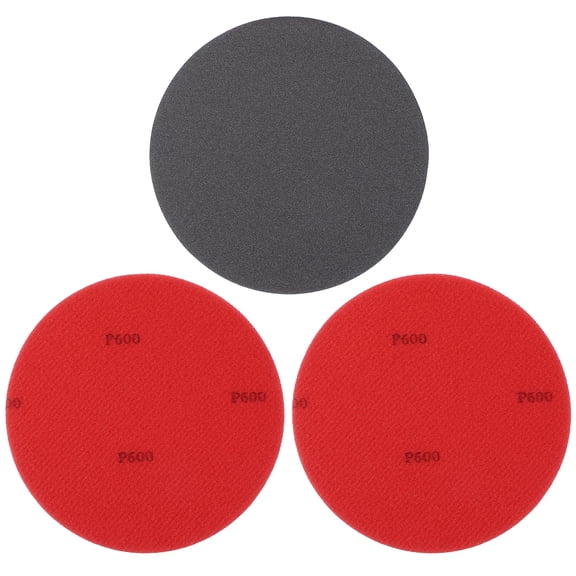 Bowling Ball Sanding Pads, Hook and Loop Sanding Sponge Discs for Resurfacing - Grit 600 & 5 Inch & 3 Pack
