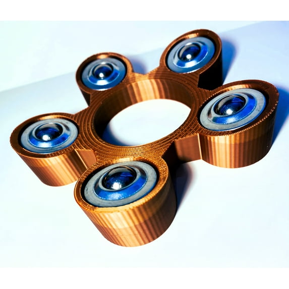 Bowling Ball Spinner Rotating Cup Stand for Cleaning, Re-Surfacing, and Polishing LIMITED METALLIC EDITION (COPPER)