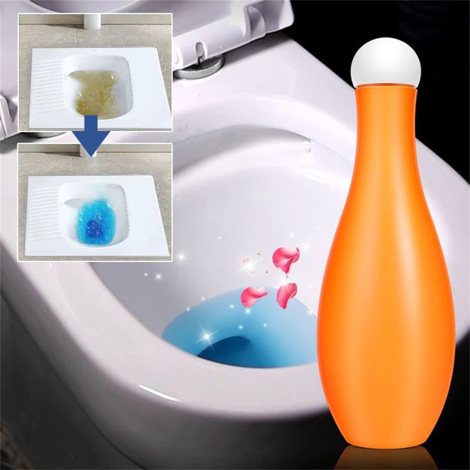 Bowling Blue Bubble Toilet Bowl Cleaner Automatic Long Lasting Toilet Bowl Cleaner In Bottle