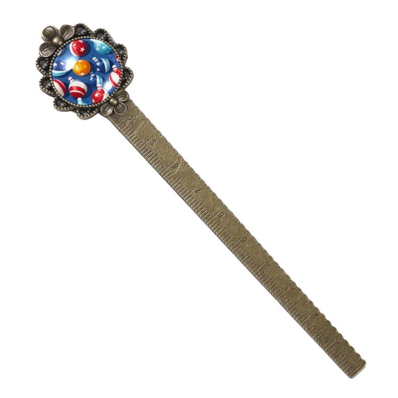 Bowling Book Marks: Lace Bookmark in Antique Bronze – the Ideal Gift for Readers and Book Lovers