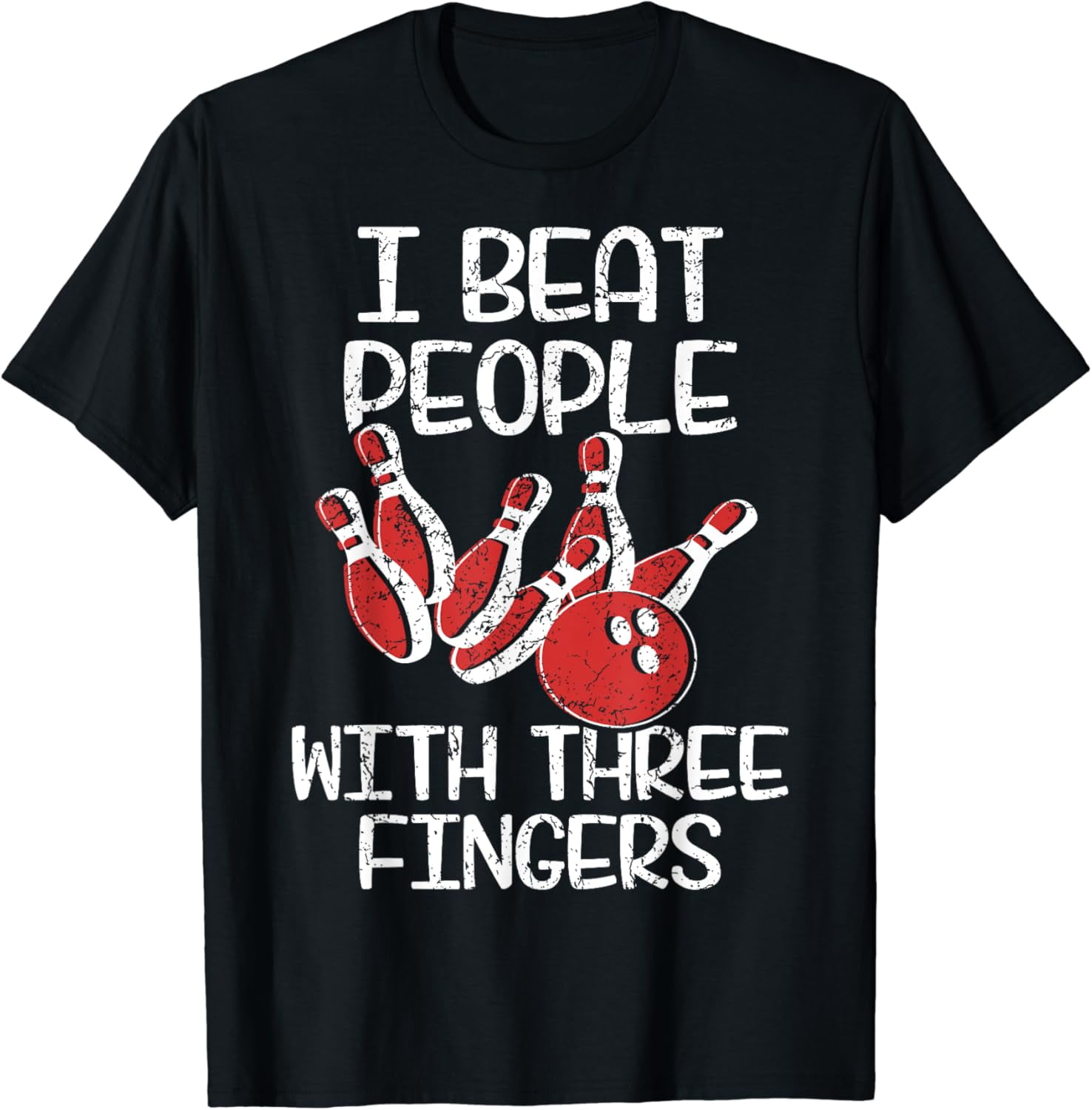 Bowling Club BOWLERS Bowling Pin Duckpin Tenpin Bowling Ball TShirt