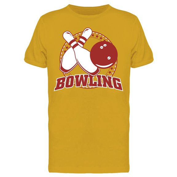 Bowling Design Sports Art Tee Men's -Image by Shutterstock