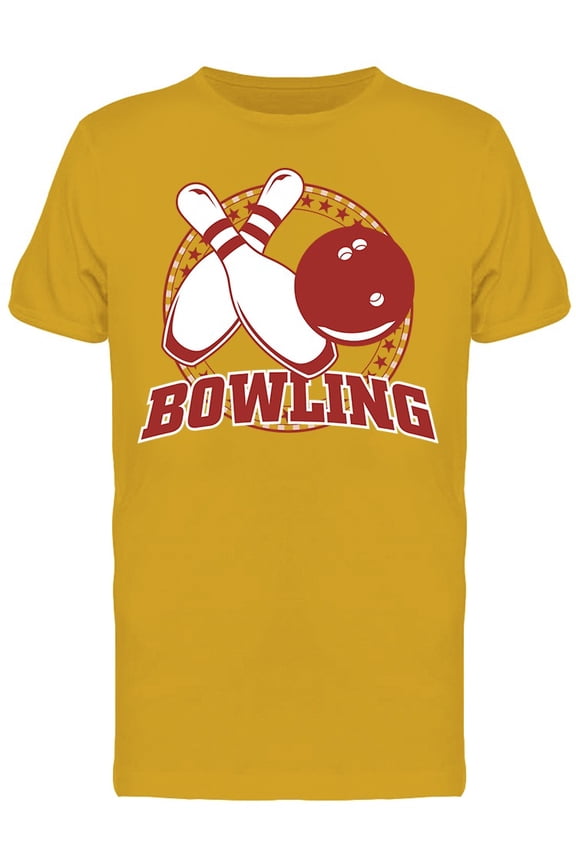 Bowling Design Sports Art Tee Men's -Image by Shutterstock