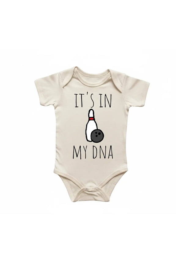 Bowling Doodle Newborn Baby Bodysuit