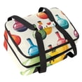 thumbnail image 1 of Bowling Double Layered Insulated Lunch Bag with Two Compartments, Large Capacity, Hand-Held, 7.1x11.4x16.1 Inches, 1 of 6