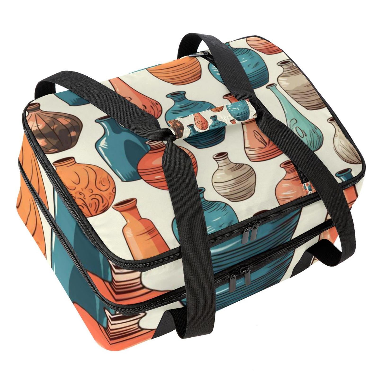 Bowling Double Layered Insulated Refrigerated Lunch Bag with Two ...