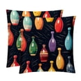 thumbnail image 1 of Bowling Elegant Velvet Throw Pillow Covers Inserts, Decorative Pillows, Throw Pillows with Unique Patterns for Home Décor - Set of 2 in 16x16, 18x18, or 20x20 inches, 1 of 6