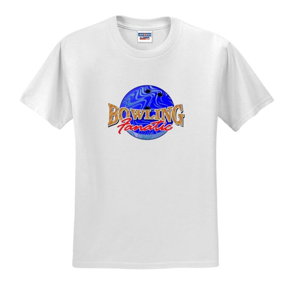 Bowling Fanatic T-Shirt- White X-Large