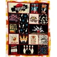 thumbnail image 1 of Bowling Flannel Fleece Bed Blanket Throw Blankets Lightweight Cozy for Bedroom All Season Sofa Decor Gift 40x50, 1 of 6