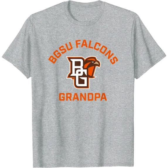 Bowling Green BGSU Falcons Arched Grandpa T-Shirt