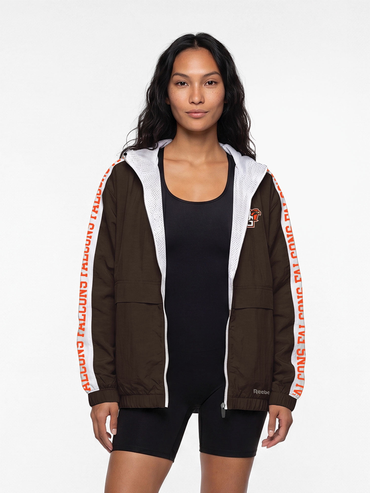 Bowling Green State Falcons Reebok Womens Colorblocked Full Zip Jacket