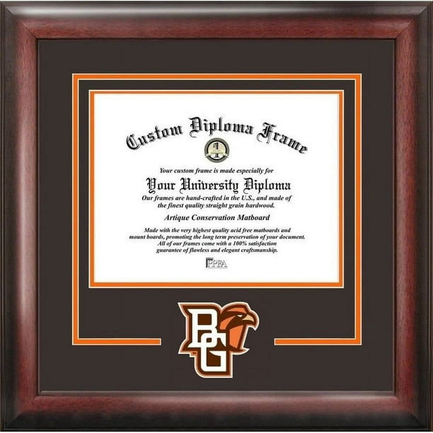 Bowling Green State University 8.5" x 11" Falcons Spirit Diploma Frame Walmart Business Supplies